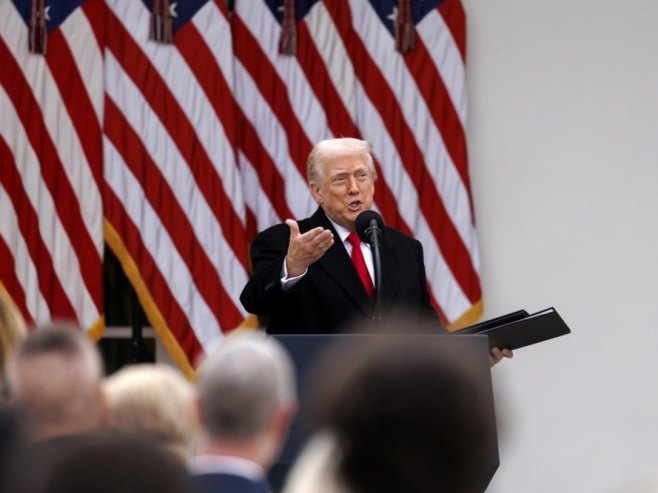 Доналд Трамп (фото: EPA/WILL OLIVER / POOL POOL) Доналд Трамп (фото: EPA/WILL OLIVER / POOL POOL) -