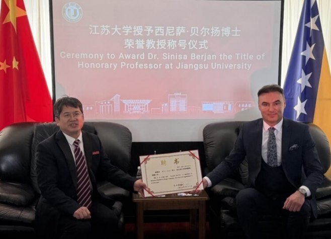 Берјан изабран за почасног професора Берјан изабран за почасног професора - Фото: Уступљена фотографија