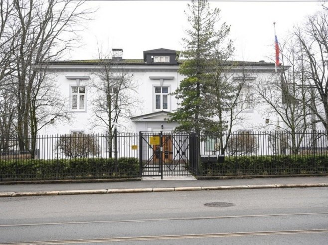 Амбасада Русије, Осло (фото: EPA/Annika Byrde) Амбасада Русије, Осло (фото: EPA/Annika Byrde) -