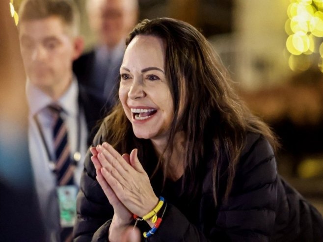 Марија Корина Мачадо (Фото: EPA/JONAS BEEN HENRIKSEN, илустрација) Марија Корина Мачадо (Фото: EPA/JONAS BEEN HENRIKSEN, илустрација) -