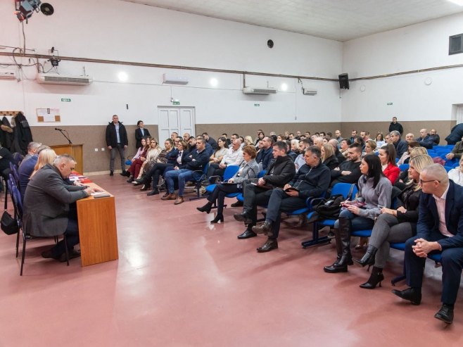 Састанак у Прњавору (фото: x.com/MiloradDodik) Састанак у Прњавору (фото: x.com/MiloradDodik) -