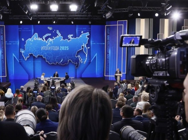 Годишња конференција Путина (Фото: EPA/SERGEI ILNITSKY) Годишња конференција Путина (Фото: EPA/SERGEI ILNITSKY) -