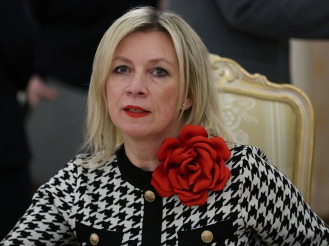 Марија Захарова (Фото: EPA/RAMIL SITDIKOV/REUTERS / POOL / POOL) Марија Захарова (Фото: EPA/RAMIL SITDIKOV/REUTERS / POOL / POOL) -