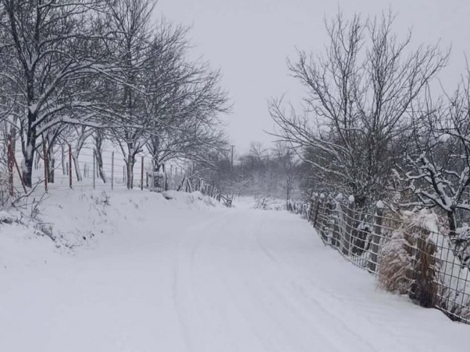 Снијег у селу Вилуси Снијег у селу Вилуси - Фото: РТРС