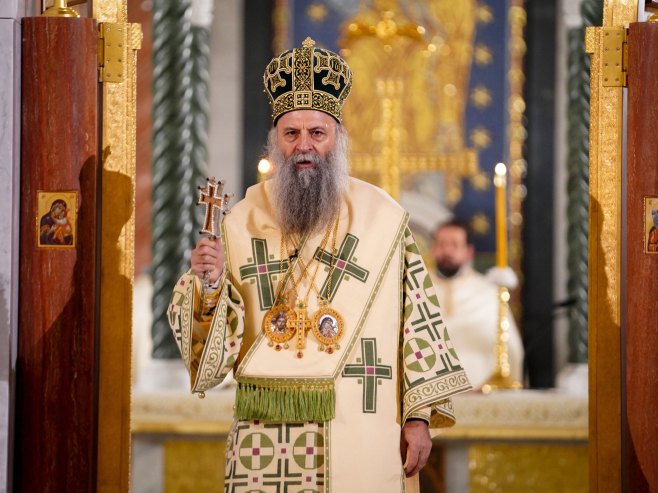 Патријарх српски Порфирије (Фото: TANJUG/ JADRANKA ILIĆ) Патријарх српски Порфирије (Фото: TANJUG/ JADRANKA ILIĆ) -