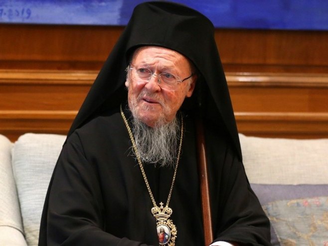 Васељенски патријарх Вартоломеј I (фото: EPA/ORESTIS PANAGIOTOU) Васељенски патријарх Вартоломеј I (фото: EPA/ORESTIS PANAGIOTOU) -