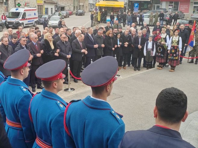 Вишеград, положени вијенци Вишеград, положени вијенци - Фото: РТРС
