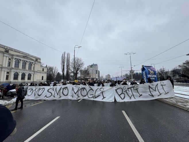 Сарајево, протести Сарајево, протести - Фото: РТРС