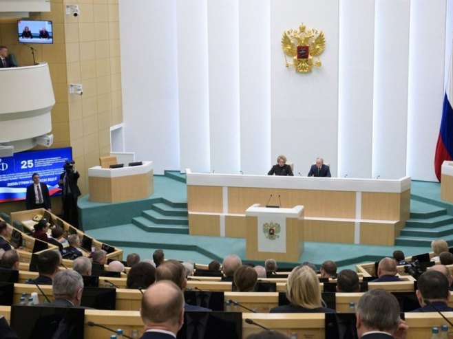 Савјет Руске Федерације (Фото: EPA/ALEXEI NIKOLSKY/SPUTNIK/KREMLIN POOL) Савјет Руске Федерације (Фото: EPA/ALEXEI NIKOLSKY/SPUTNIK/KREMLIN POOL) -