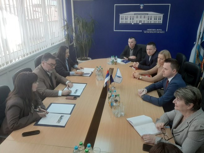 Фоча састанак Кошарац и Вукадиновић Фоча састанак Кошарац и Вукадиновић - Фото: СРНА