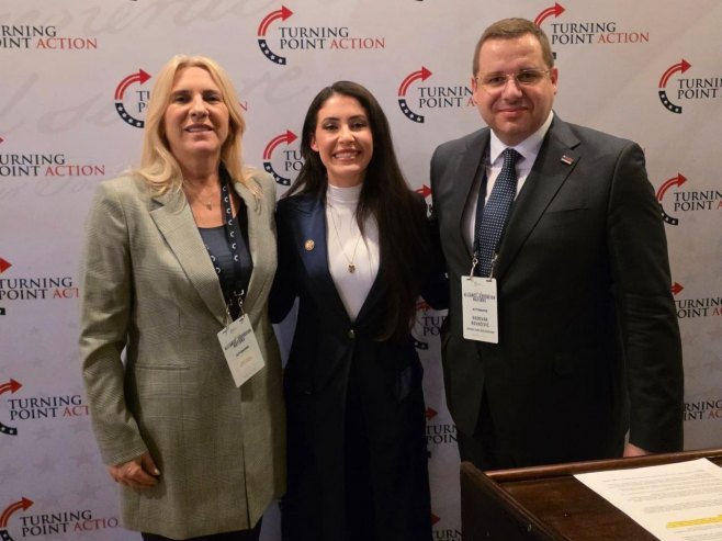 Жељка Цвијановић, Ана Паулина Луна и Радован Ковачевић (фото: x.com/KovacevicRaso) Жељка Цвијановић, Ана Паулина Луна и Радован Ковачевић (фото: x.com/KovacevicRaso) -