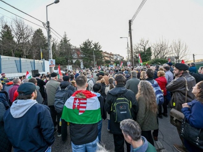 Протест у Мађарској (Фото: EPA/Tibor Illyes HUNGARY OUT) Протест у Мађарској (Фото: EPA/Tibor Illyes HUNGARY OUT) -