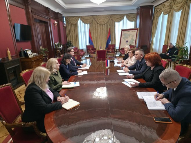 Састанак, Минић и делегација Свјетске банке Састанак, Минић и делегација Свјетске банке - Фото: Уступљена фотографија