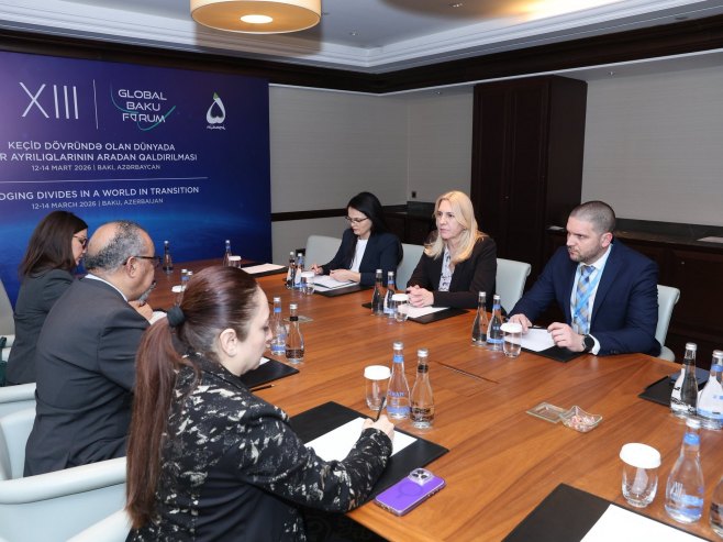 Цвијановић на састанку (фото: x.com/NizamiGanjaviIC) Цвијановић на састанку (фото: x.com/NizamiGanjaviIC) -