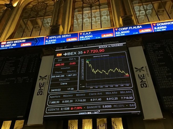 Шпанска берза, архивска фотографија (фото: EPA/Vega Alonso) Шпанска берза, архивска фотографија (фото: EPA/Vega Alonso) -