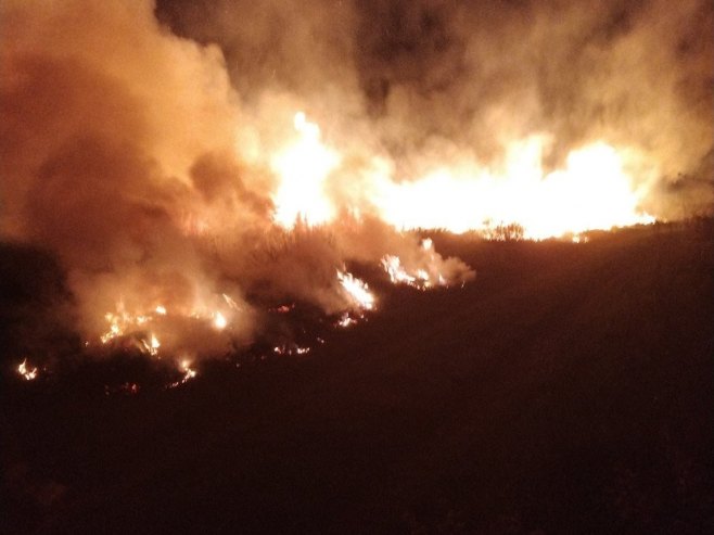 Пожар у Поповом пољу Пожар у Поповом пољу - Фото: РТРС