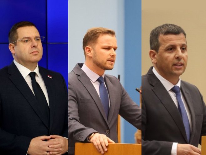Ковачевић, Станивуковић и Вукановић Ковачевић, Станивуковић и Вукановић - Фото: РТРС