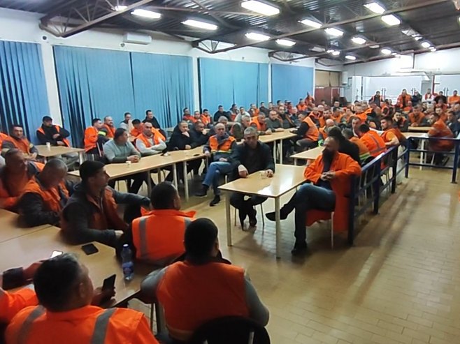 Протест рудара Протест рудара - Фото: РТРС