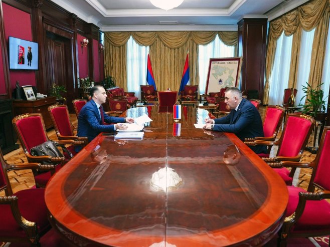 Састанак Саве Минића и Ђорђа Милићевића Састанак Саве Минића и Ђорђа Милићевића - Фото: СРНА