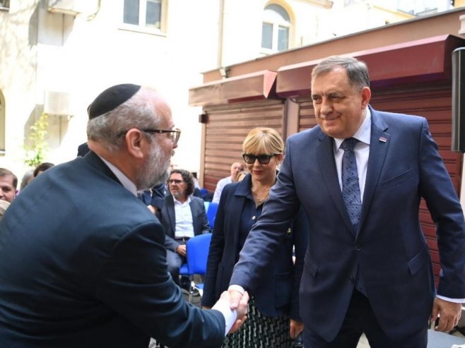 Јехуда Каплун и Милорад Додик Јехуда Каплун и Милорад Додик - Фото: РТРС