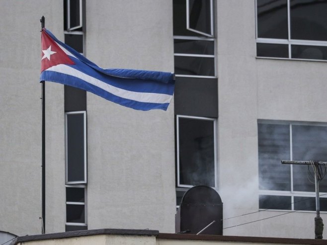Застава Кубе (фото: EPA/JOSE JACOME) Застава Кубе (фото: EPA/JOSE JACOME) -