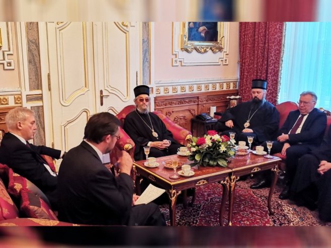 Руска делегација у посјети Митрополиту Јефрему Руска делегација у посјети Митрополиту Јефрему - Фото: РТРС