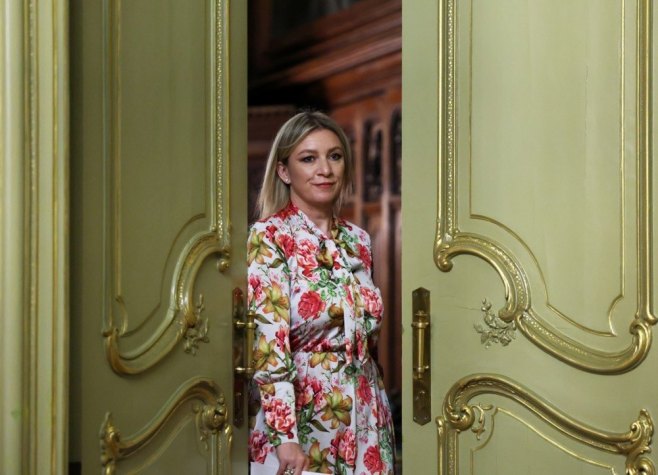 Марија Захарова (фото: EPA/EVGENIA NOVOZHENINA) Марија Захарова (фото: EPA/EVGENIA NOVOZHENINA) -