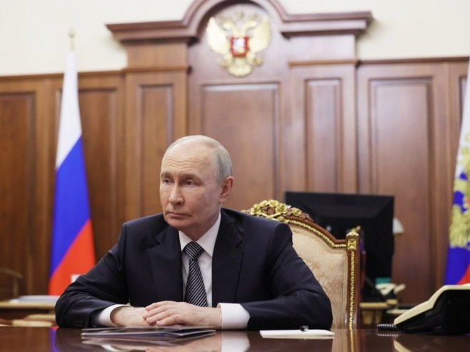Владимир Путин (фото: архива - EPA/VYACHESLAV PROKOFYEV / SPUTNIK / KREMLIN POOL) Владимир Путин (фото: архива - EPA/VYACHESLAV PROKOFYEV / SPUTNIK / KREMLIN POOL) -