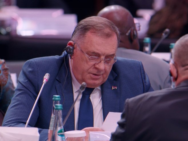 Обраћање Додика на Међународном форуму о безбједности у Москви Обраћање Додика на Међународном форуму о безбједности у Москви - Фото: Screenshot