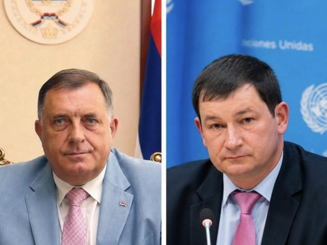 Милорад Додик и Дмитриј Пољански Милорад Додик и Дмитриј Пољански - Фото: Уступљена фотографија