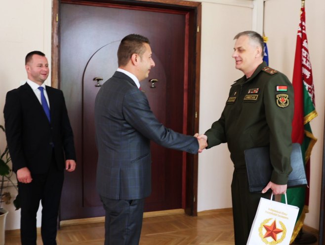 Александар Гогановић и Сергеј Лавшук Александар Гогановић и Сергеј Лавшук - Фото: СРНА