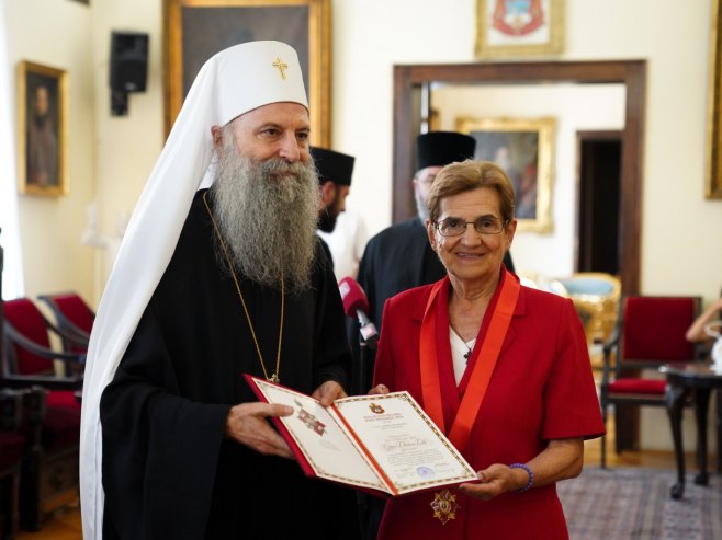 Патријарх одликовао Даницу Маринковић која је као судија демаскирала случај Рачак Патријарх одликовао Даницу Маринковић која је као судија демаскирала случај Рачак