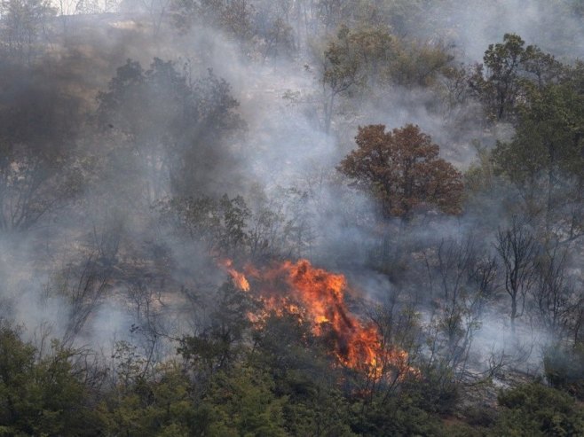 Ватрогасци се боре да обуздају два пожара у западној Словенији (ФОТО) Ватрогасци се боре да обуздају два пожара у западној Словенији (ФОТО)