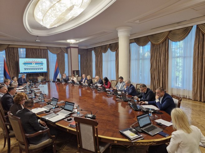 Сједница Владе Српске Сједница Владе Српске - Фото: Уступљена фотографија