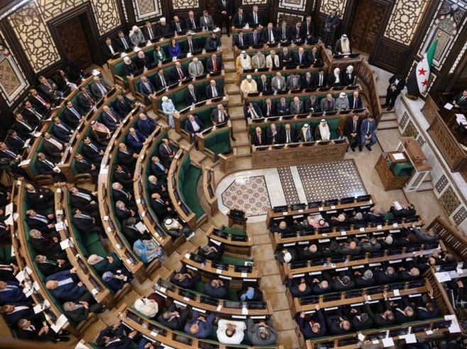Парламент Сирије (Фото: EPA/MOHAMMED AL RIFAI) Парламент Сирије (Фото: EPA/MOHAMMED AL RIFAI) -