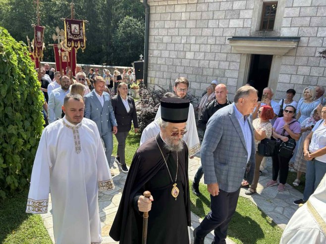 Додик у манастиру Ступље Додик у манастиру Ступље - Фото: РТРС