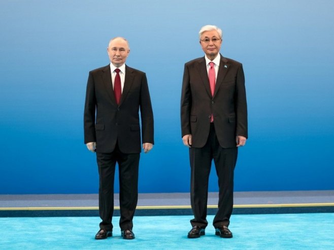 Путин и Токајев (Фото: EPA/ALEXANDER KAZAKOV/KREMLIN) Путин и Токајев (Фото: EPA/ALEXANDER KAZAKOV/KREMLIN) -