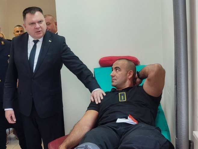 МУП - добровољно даривање крви МУП - добровољно даривање крви - Фото: РТРС