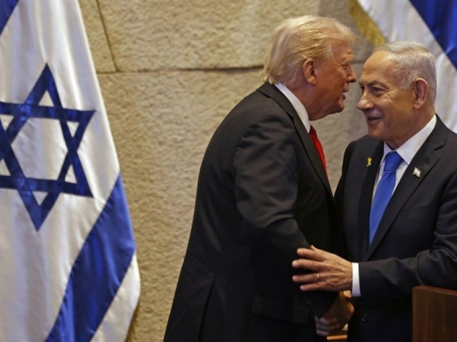 Трамп и Нетанијаху (EPA/JALAA MAREY/POOL, архивска фотографија) Трамп и Нетанијаху (EPA/JALAA MAREY/POOL, архивска фотографија) -