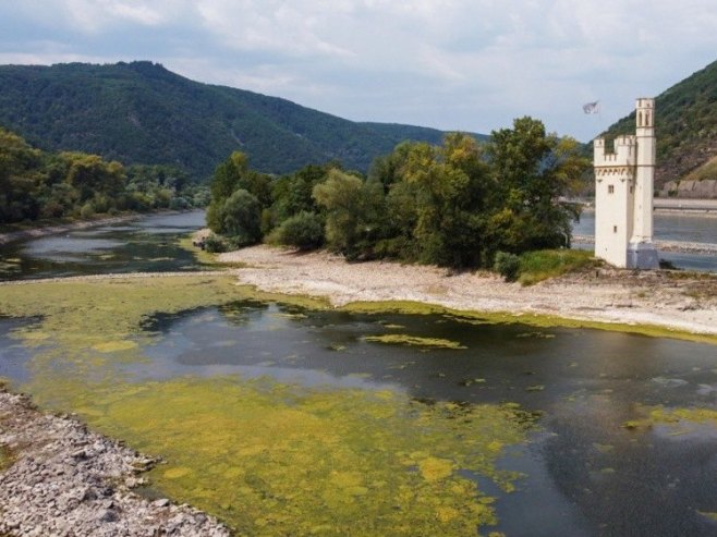Низак водостај ријеке Рајне (фото: EPA/RONALD WITTEK) Низак водостај ријеке Рајне (фото: EPA/RONALD WITTEK) -