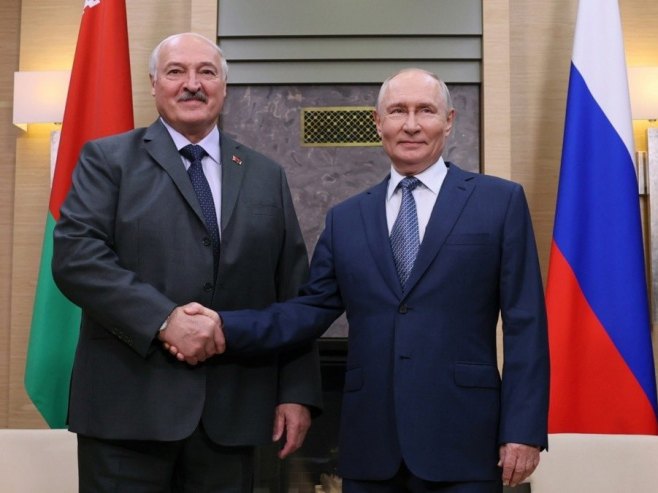 Александар Лукашенко и Владимир Путин (фото: EPA/ANASTASIA BARASHKOVA Александар Лукашенко и Владимир Путин (фото: EPA/ANASTASIA BARASHKOVA -