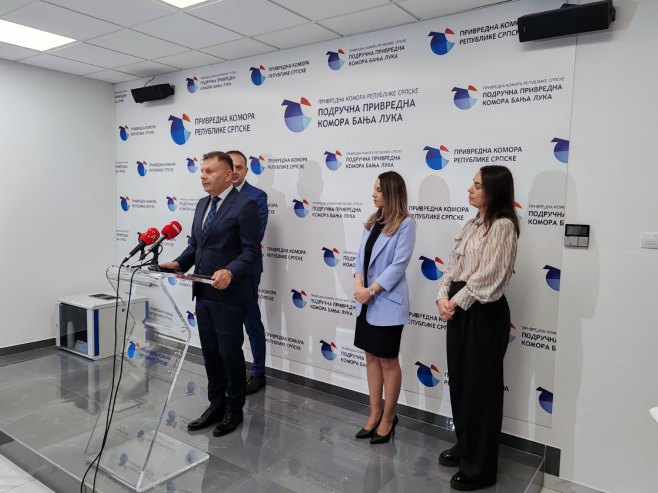 Бубић у Привредној комори Бубић у Привредној комори - Фото: СРНА