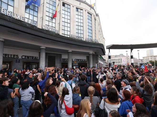Протести у Бриселу (Фото: EPA/OLIVIER HOSLET, илустрација) Протести у Бриселу (Фото: EPA/OLIVIER HOSLET, илустрација) -