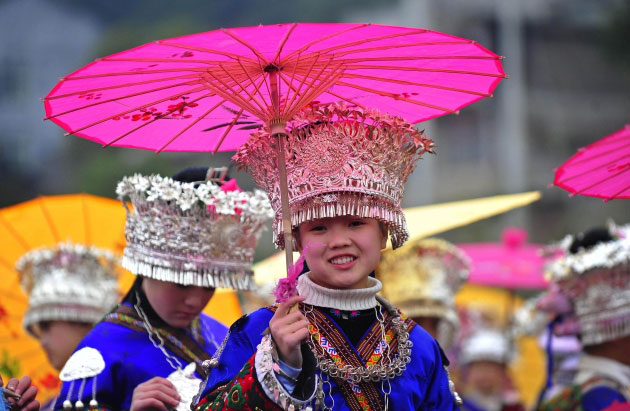 Кина - Народ Мијао слави традиционални фестивал Гуџанг