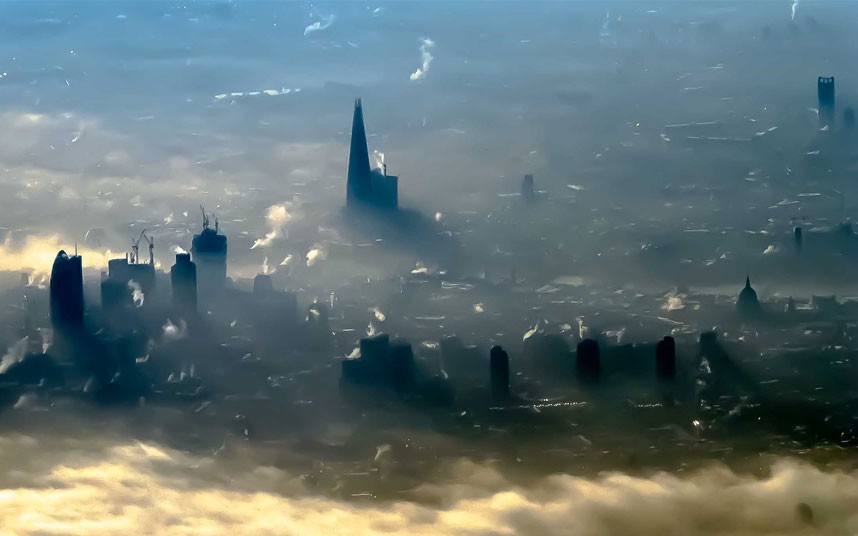 Лондон - Магла изнад Лондона