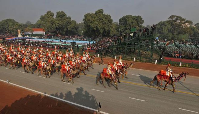 Индијски војници се припремају за Дан Републике