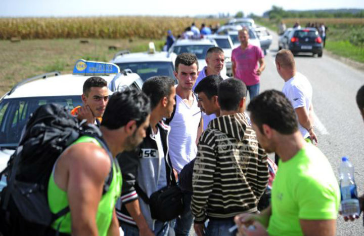 Избјеглице стижу у Хрватску (фото: Танјуг)