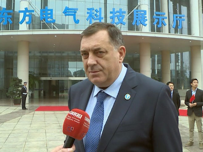 Milorad Dodik u Kini (Foto: RTRS)