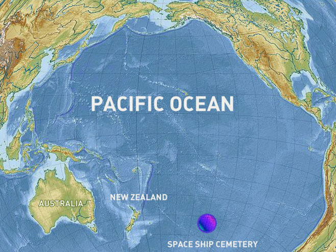 Тихи океан, "гробље" свемирских летјелица - Фото: RT