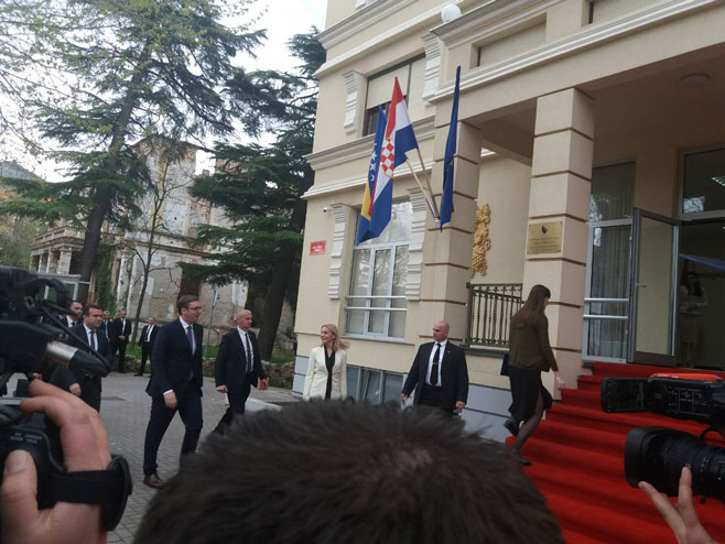 Vučić u Mostaru (Foto: RTRS)